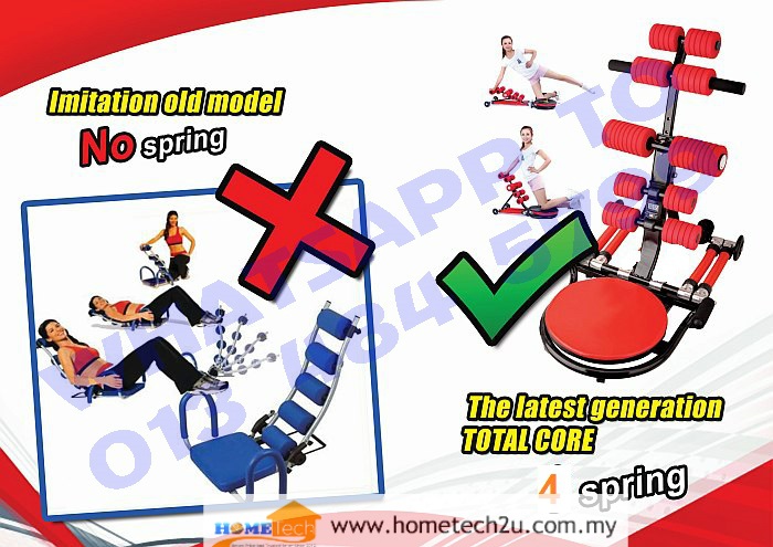 Unique Design Total Core Twister AB Workout Machine with 4 Spring